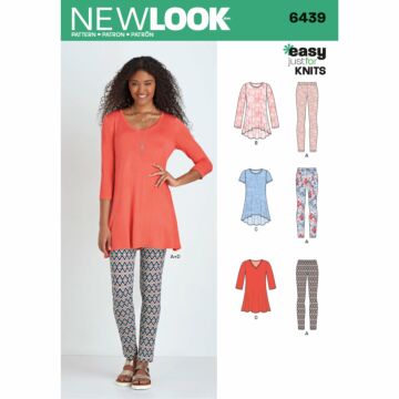 New Look 6439 - Top Tunika - Dam