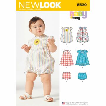 New Look 6520 - Klännning Byxa - Baby