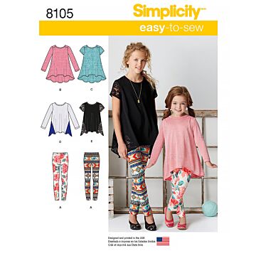 Simplicity Symönster tjejer barn 8105.HH