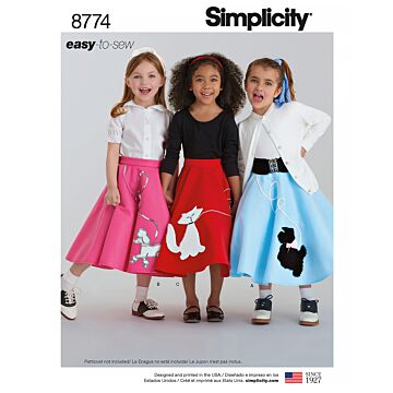 Simplicity Symönster Flickor Barn 8774.HH