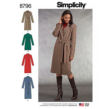 Simplicity Symönster damrock #8796.H5 storlek 36-44