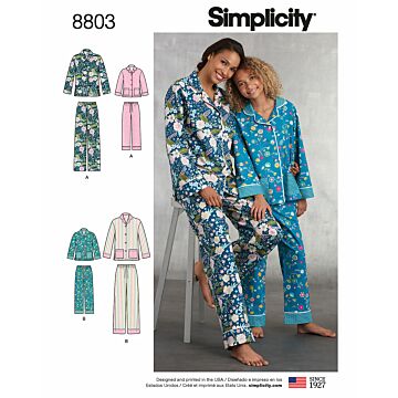 Simplicity Symönster för kvinnor Barnkombination #8803.A