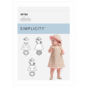Simplicity Symönster Barn Baby #9152.A