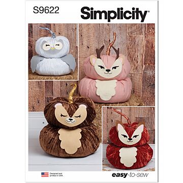Simplicity 9622 - Plush Pumpkin Animals