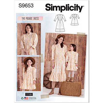Simplicity 9653 - Klänning Kjol - Dam