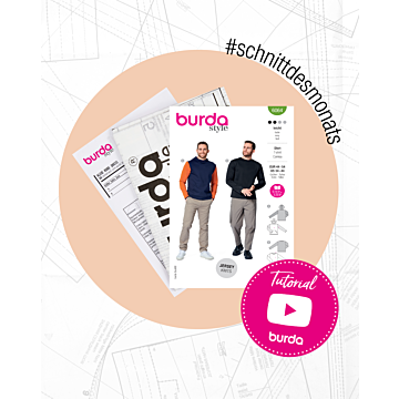 burda symönster herrskjorta #6064B 