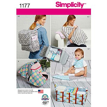 Simplicity 1177 - Baby - Sjal Accessoarer