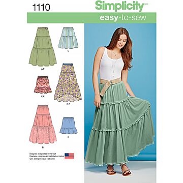 Simplicity 1110 - Kjol - Dam