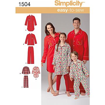 Simplicity 1504 - Byxa Skjorta