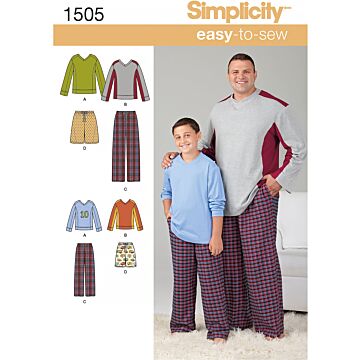 Simplicity 1505 - Top Byxa Shorts - Pojke
