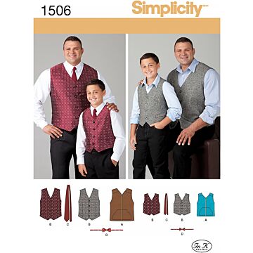 Simplicity 1506 - Väst - Pojke