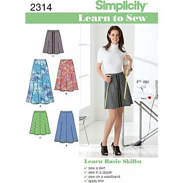 Simplicity 2314 - Kjol - Dam