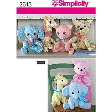 Simplicity 2613 - Crafts: Stuffed Animals