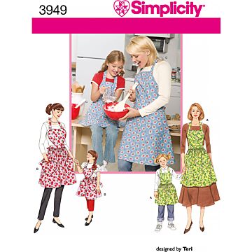 Simplicity 3949 - Förkläde - Dam