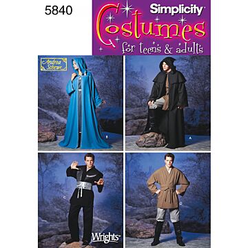 Simplicity 5840 - Utklädningskläder - Dam - Maskerad