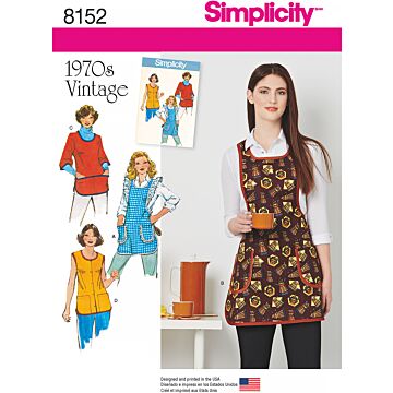 Simplicity 8152 - Vintage Förkläde - Dam