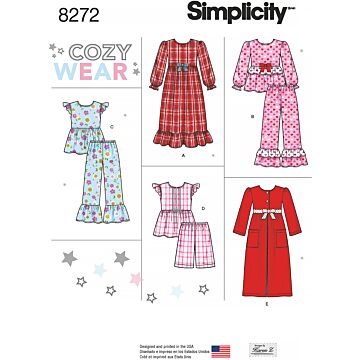 Simplicity 8272 - Top Byxa - Flicka