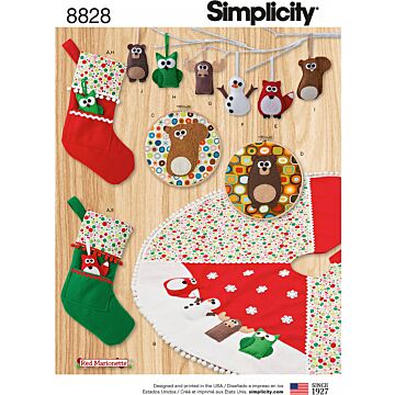 Simplicity 8828 - Jul dekoration