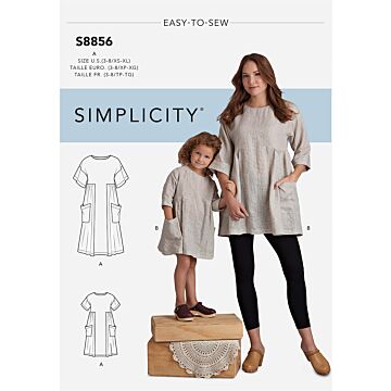 Simplicity 8856 - Klänning Tunika - Baby