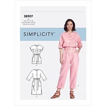 Simplicity 8907 - Klänning Jumpsuit - Dam