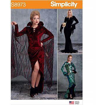 Simplicity 8973 - Utklädningskläder - Dam - Maskerad Halloween