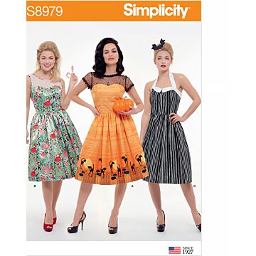 Simplicity 8979 - Utklädningskläder - Dam - Maskerad Halloween