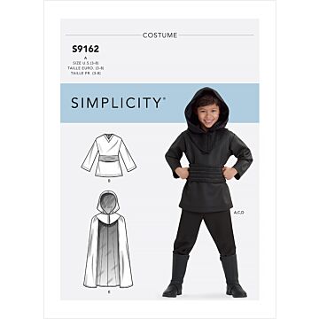 Simplicity 9162 - Utklädningskläder - Pojke - Maskerad