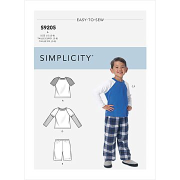 Simplicity 9205 - Pyjamas - Pojke