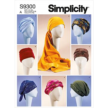Simplicity 9300 - Dam - Hatt Accessoarer