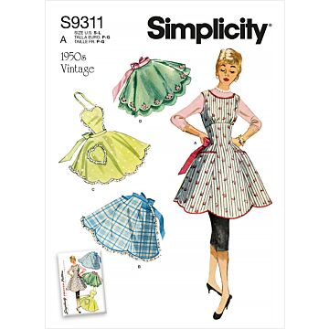 Simplicity 9311 - Vintage Förkläde