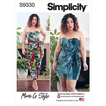 Simplicity 9330 - Klänning Jumpsuit