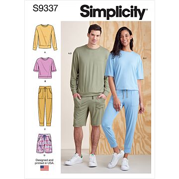 Simplicity 9337 - Pyjamas - Dam Herr