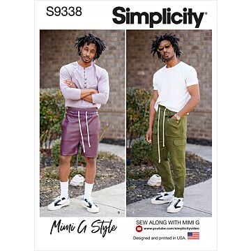 Simplicity 9338 - Byxa Shorts - Herr