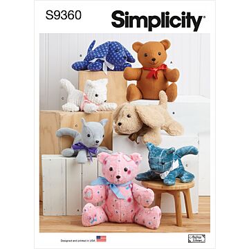 Simplicity 9360 - Mjukisdjur