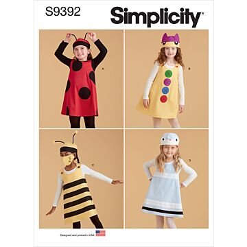 Simplicity 9392 - Klänning - Flicka