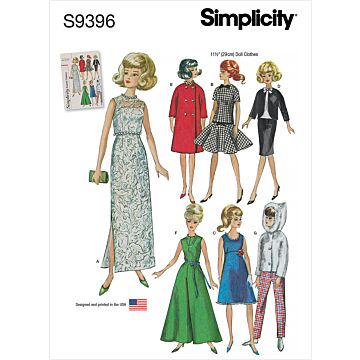 Simplicity 9396 - Vintage - Dockkläder