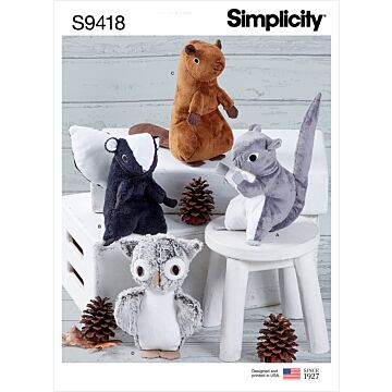 Simplicity 9418 - Mjukisdjur