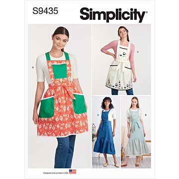 Simplicity 9435 - Förkläde - Dam
