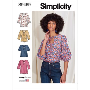 Simplicity 9469 - Tröja Blus - Dam