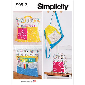 Simplicity 9513 - Inredning Väska