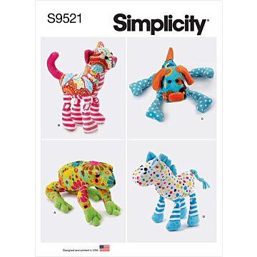 Simplicity 9521 - Mjukisdjur
