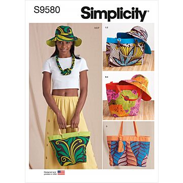 Simplicity 9580 - Hatt Väska