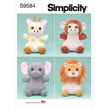 Simplicity 9584 - Mjukisdjur