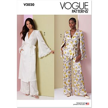 Vogue Symönsterset dam loungewear # V2020 storlek 44-52