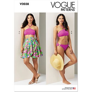 Vogue Patterns 2038 - Klänning Badkläder - Dam - Sim