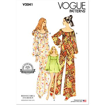 Vogue Patterns 2041 - Jumpsuit Vintage - Dam