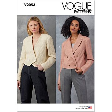 Vogue Symönster damjacka #V2053.D5 storlek 30-38