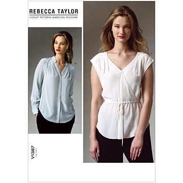 Vogue Patterns 1387 - Top - Dam - Design: Rebecca Taylor