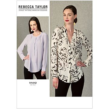 Vogue Patterns 1412 - Top - Dam - Design: Rebecca Taylor