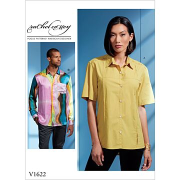 Vogue Patterns 1622 - Skjorta - Dam Herr